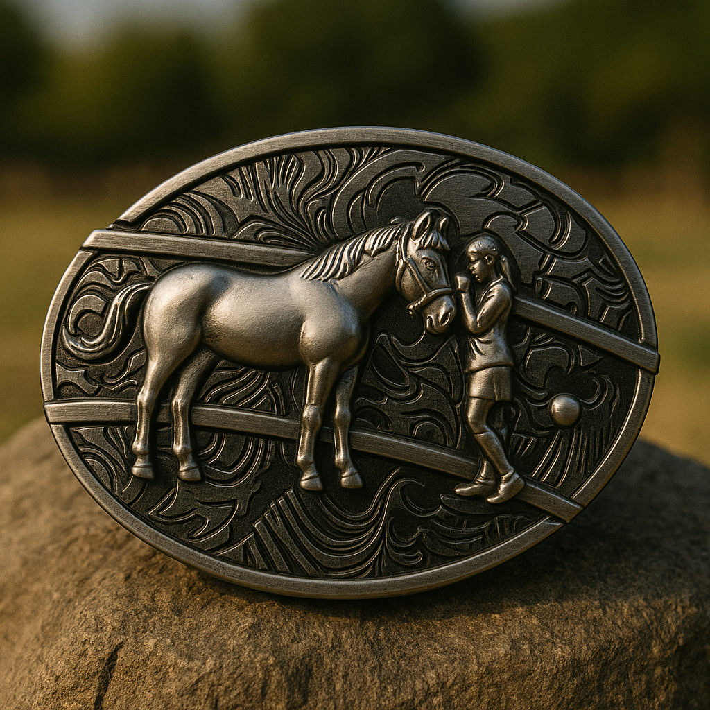 Fivela Cowgirl com Canivete Secreto - Esporatto